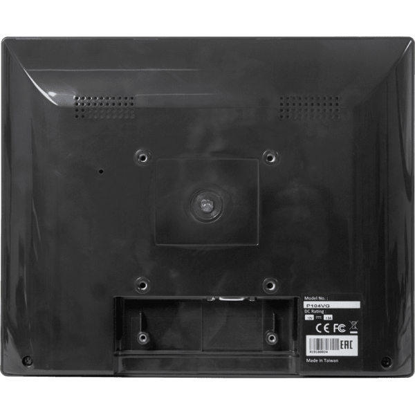 Второй монитор 10" P104VG для сенсорных терминалов, черный, VGA