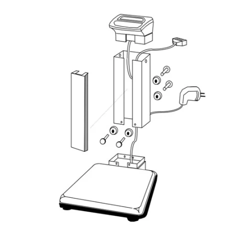 Весы напольные CAS ND-300